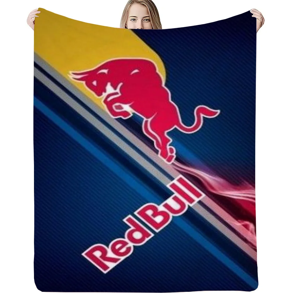 Red Bull Salzburg Sofa Blanket for Sofas Luxury Blankets & Throw Thin Wadding Blanket King Size Winter Bed Blankets Offers Plaid 4