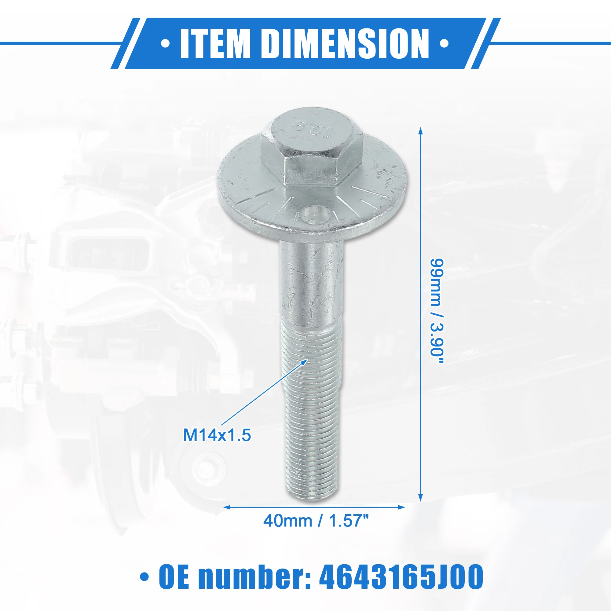 UXCELL Eccentric Alignment Camber Screw for SUZUKI Liana GRAND-VITARA No.4643165J00
