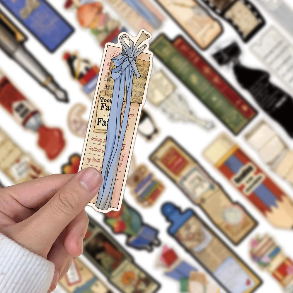 30PCS Retro Reading Theme Bookmarks Decoration Tags Books Novels Books Gifts Decoration floral painting bookmark silicone bookmark paper bookmark acrylic bookmark bookmark page holder bookmark holder stained glass bookmark bookmarks stationery supplies