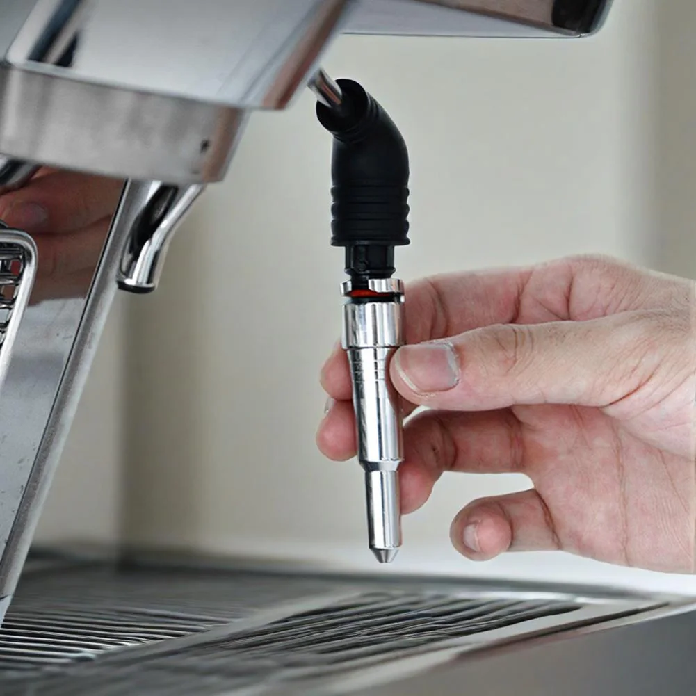 Steam Nozzle Rust-Proof Milk Frother Foam Inner Tube Washable Silicone Coffee Steam Nozzle for Delonghi EC9335 9665 ECAM22.110SB