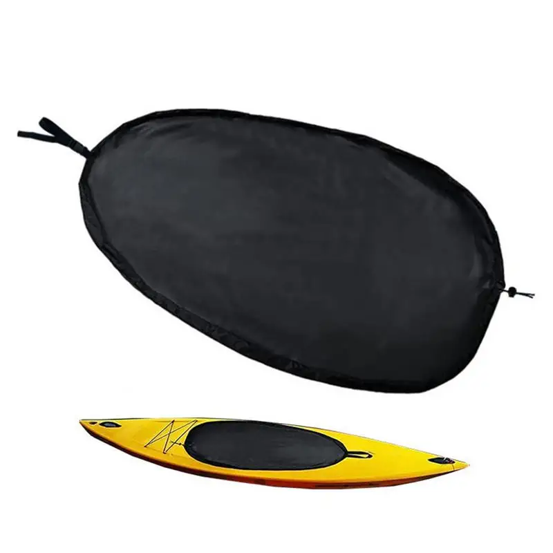 Kayak Cockpit Protector Canoa Protettiva Dinghy Kayak Cockpit Cover Outdoor Kayak Storage All Weather Dust-Proof Drape For