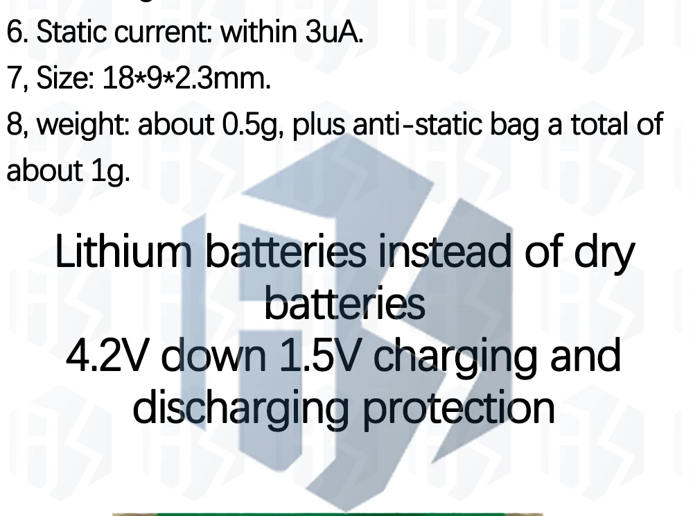 AA/AAA Trockenbatterie umgebaut in Lithiumbatterie 3,7V-4,2V, reduziert um 1,5V, zum Laden/Entladen, für Spielzeug, Fernbedienung, Maus, Modifikation – Detail 5