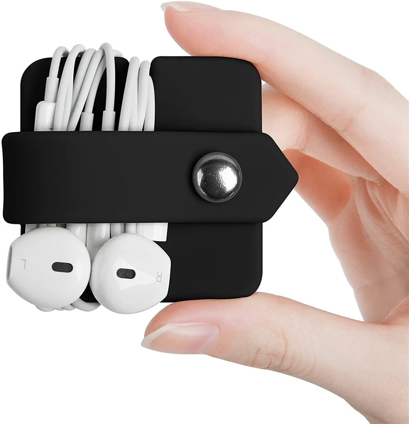 Data Cable Cord Organizer Earbuds Holder Earphone Wrap Earphones