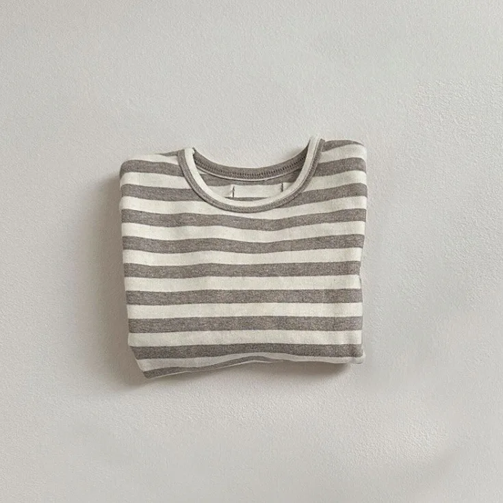 2025 Spring New Baby Long Sleeve Striped T Shirts Infant Girl Casual T Shirts Toddler Boy Loose Tops Cute Kids Tee Baby Clothes 6 2025 Spring New Baby Long Sleeve Striped T Shirts Infant Girl Casual T Shirts Toddler Boy Loose Tops Cute Kids Tee Baby Clothes - Image 6