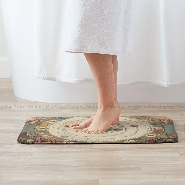 Rejtély Tarot Kártya Hálószoba Szőnyeg Vintage Zodiac Kör Horoszkóp Ajtó Konyhai Szőnyegen Kültéri Otthoni Dekoráció - Image 5