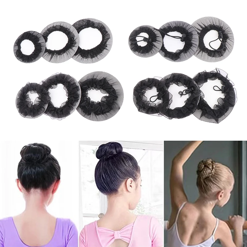 

Beautiful Bun Cover Snood Women Hair Net Ballet Dance Skating Crochet Fanchon Rhinestone Styling Headwear Accessories