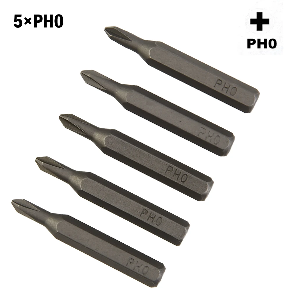 H4×28mm Kreuzschraubendreher-Bits PH0000 PH000 PH00 PH0 PH1 PH2 4mm Sechskantschaft DIY Handwerkzeug Kreuzschlitzschraubendreher Bohrer Bits – Detail 11