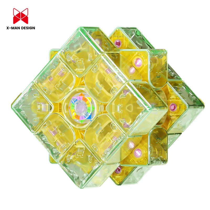 Edizione Limitata!! Qiyi Xmd Tornado V3 Edizione Limitata Colore Casuale Magnetico 3X3 Maglev Cube 3X3 Collezione Professionale