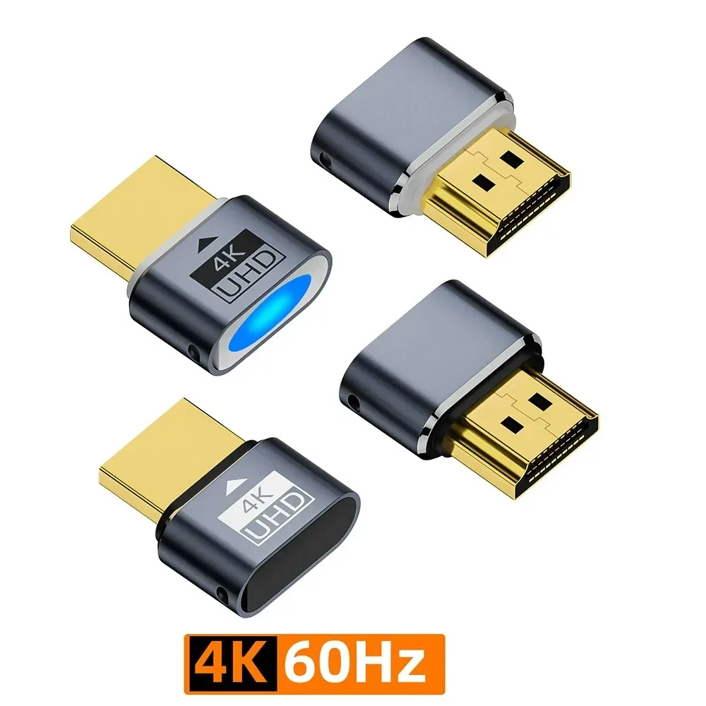 Connettore HDMI Dummy 4K 60Hz - Emulatore Monitor Virtuale EDID 1.4, Plug & Play Per GPU - Foto 5