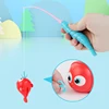 New Children Magnetic Fishing Game Electric Assembled Fish Toys with Lamp for Kids Puzzle Toys Parent-child Interactive Toy Gift 4