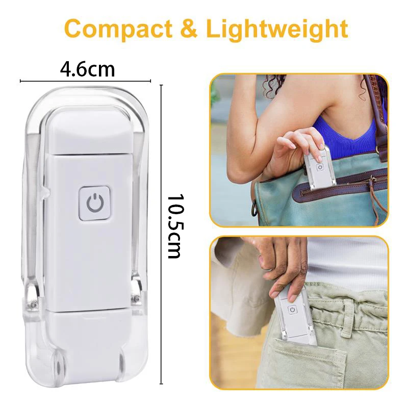 Mini Light Reading Clip Light LED Small Night USB Charging Adjustable Brightness Eye Protection Portable Smart Book Lamp led light
