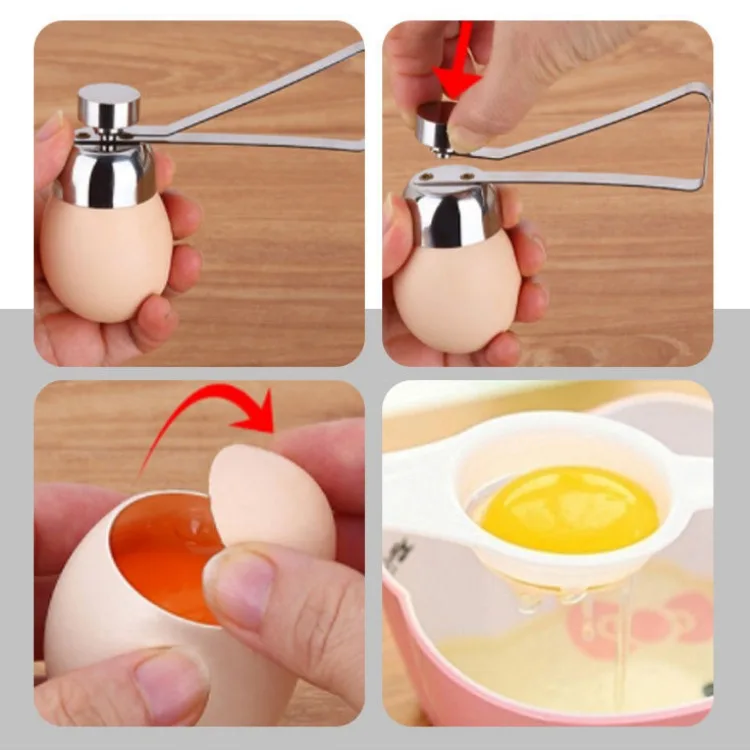 Stainless Steel Egg Opener Egg Shell Opener Eggshell Cutter Household Slicer Eggshell Scissors Kitchen Tools egg shell opener egg slicer egg opener egg shell scissors