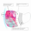 10pc Adult Tie-Dye  Gradient Printed Three-Layer Dust-Proof Disposable Mask маска для лица Cubre Bocas Desechables  Disposable 5