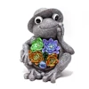 Solar Powered Succulent Animal Statue Waterproof Frog Succulent Ornament Creative Mini Frog Sculpture Courtyard Decoration 4