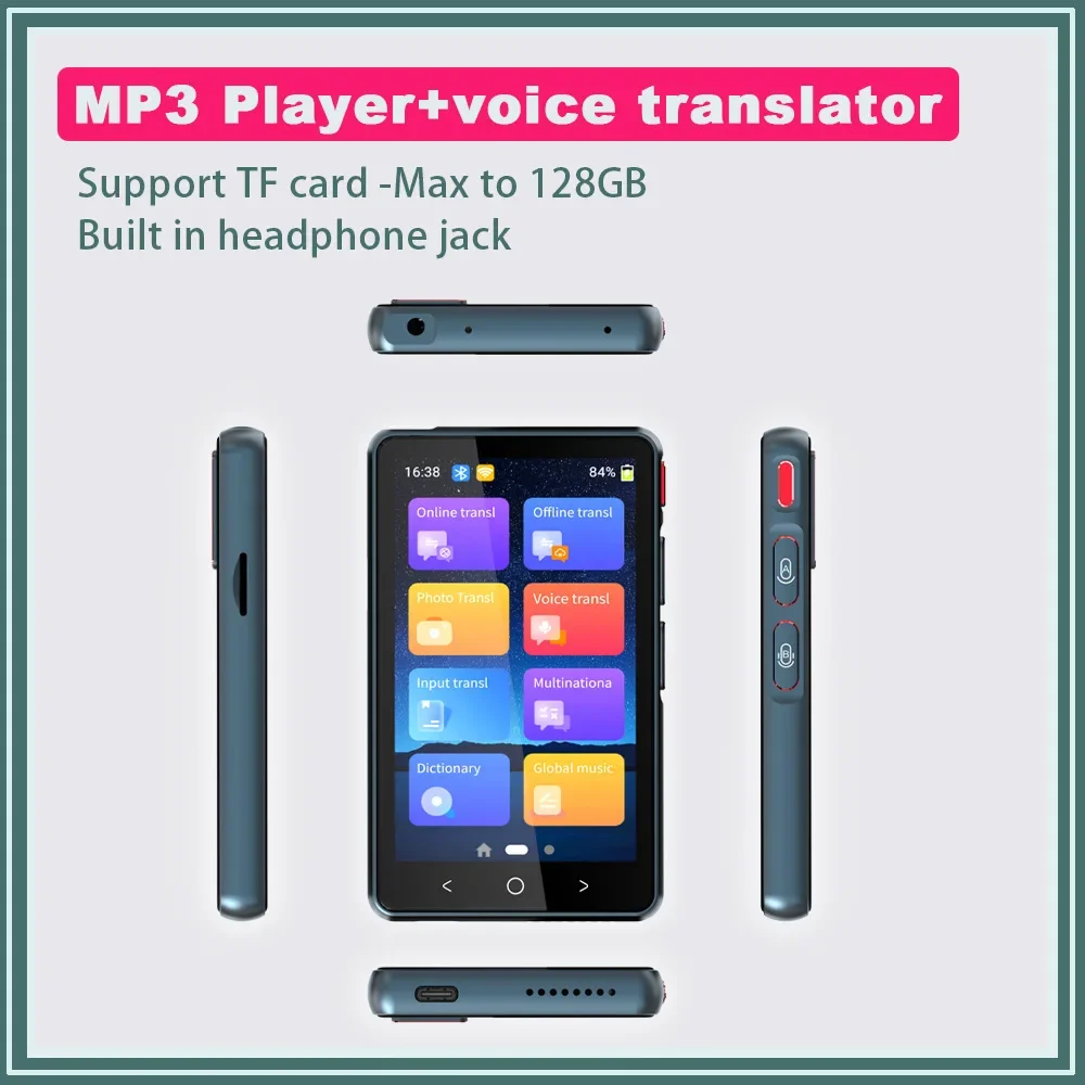 P40 Translator Offline Voice Translator 135 Languages Translation 14 Languages Offline Translation Recording Photography