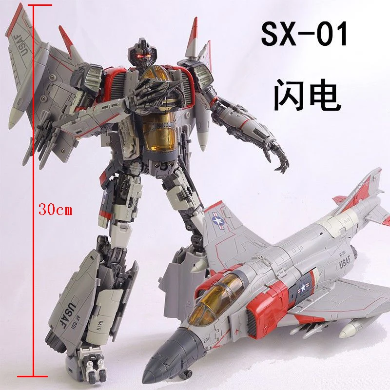 

Transformation Toys Thunder Warrior SX01 Blitzwing Hornet Gaiden Lightning Starscream SS65 Action Figure Deformation Model Robot