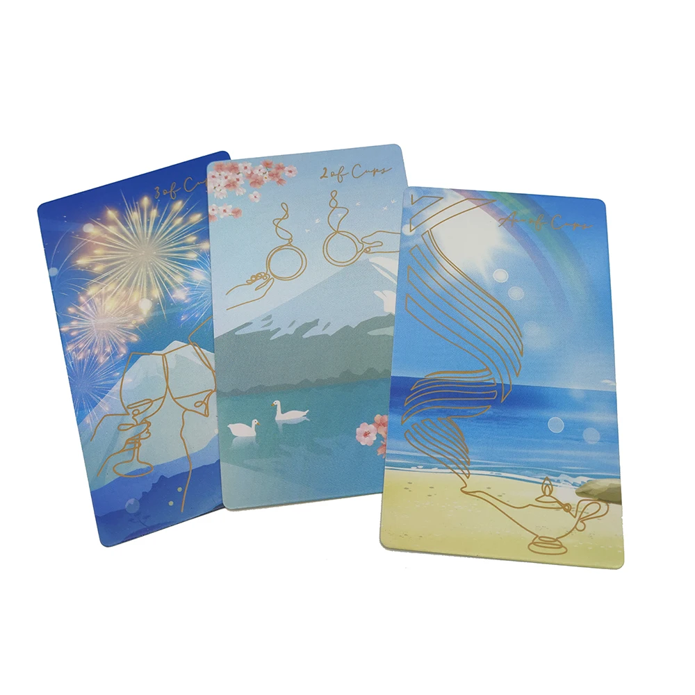 12x7cm Linescape Divination Tarot Evolution  Narrow Line and Wide Landscape  with Guide Book 5