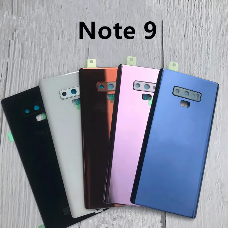 Note9 Housing For Samsung Galaxy Note 9 N960 6.4" Glass Battery Back Cover Repair Replace Door Rear Case + Camera Lens S60734f962e5a4bbfb3f4e37566d71cf5m