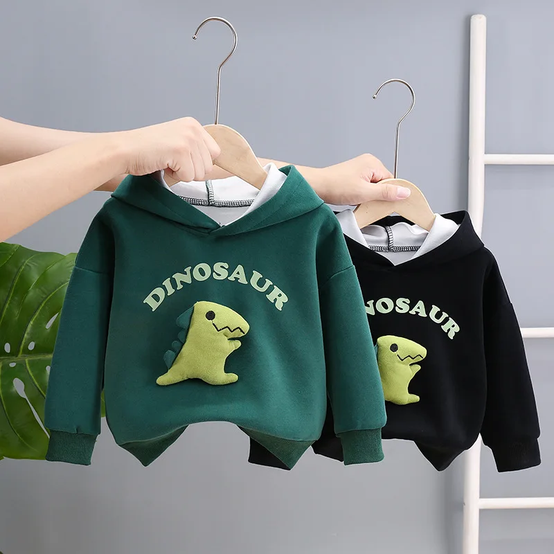 

Baby Girls Boys Hoodies Toddler Hooded Sweatshirt 2023 Spring Autumn Kids Cartoon Outerwear 1 To 4Yrs Children's Hoodies Clothes