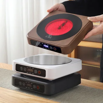 1500W Electric Ceramic Stove Keep Warm Tea Stove Timing Coffee Electric Hot Plate Heating Furnace 7 Gear Home Tea Maker 220V 1