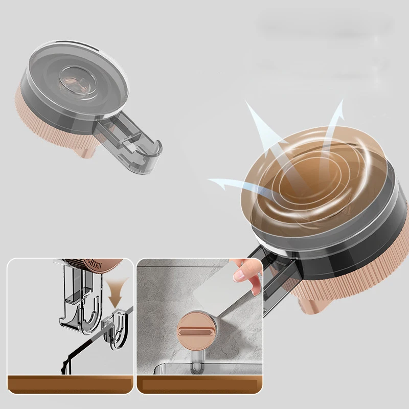 Suction Cup Bathroom Storage Basket Wall Mounted Cosmetic Storage Box Free Punch Shower Shampoo Holder Rack Bath Accessories 3
