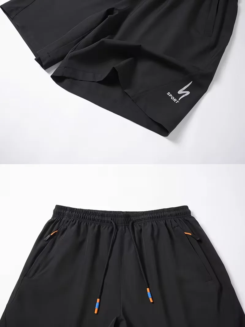 Top Quality Summer Sports Shorts Men New Comfortable Elastic Waist Clothing Male Breathable Short Trousers S6073ade4225a42a9bfea2f02f9c1bb0cb