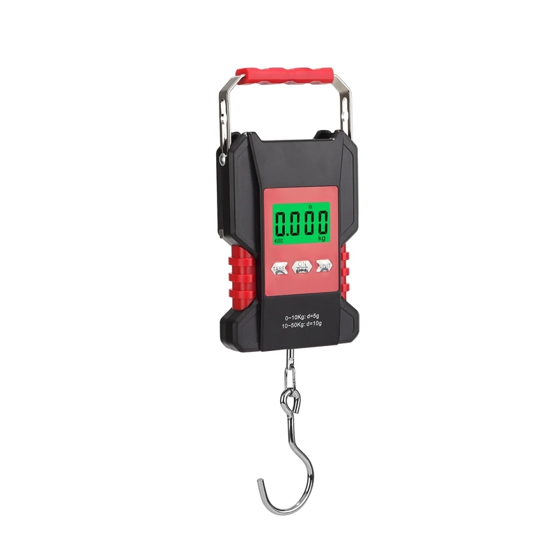 Waterproof Fishing Scale 50kg Portable Digital Recharged Hanging