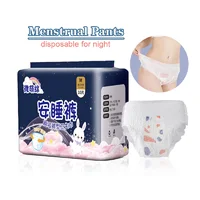 10pc/pack Large Size Disposable Menstrual Pad Underpants for Women Quick Absorption Postpartum Panties Adult Incontinence Briefs 1