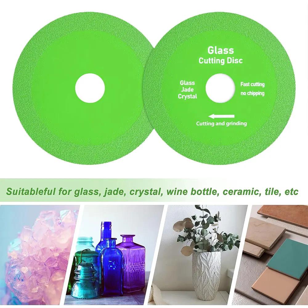 Enhanced Glass Cutting Diamond Disc - Sharp Polishing Blade for Marble, Ceramic Tile, and Jade