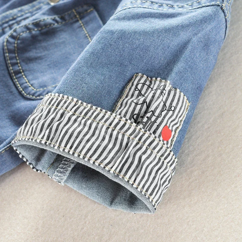Boys Clothing Baby Children Toddler Overalls Denim Pants Fashion Kids Casual Jumpsuits Long Sleeve Trousers Boys Jeans