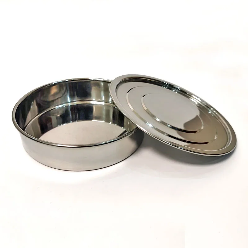 모든 304 스테인레스 스틸 표준 체 검사 체 샘플 체, 약전 밀가루 체, 직경 25cm