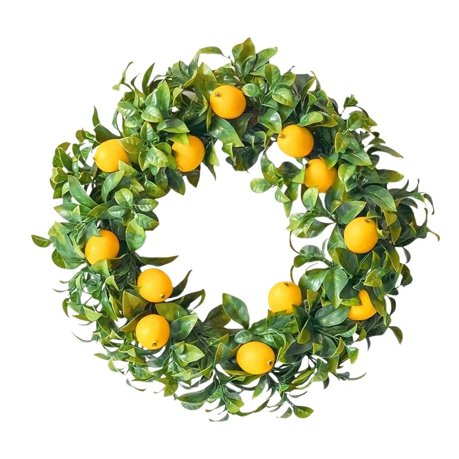  Artificial Wreath 45cm Rustic Spring Wreath Garland Front Door Wreath for Celebration Party Indoor Outdoor Yard Festival