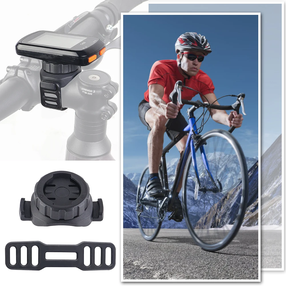 Bike Handlebar Computer Holder Multifunctional Bicycle Computer Mount 360° Rotation MTB Road Bike Stopwatch Bracket for Garmin