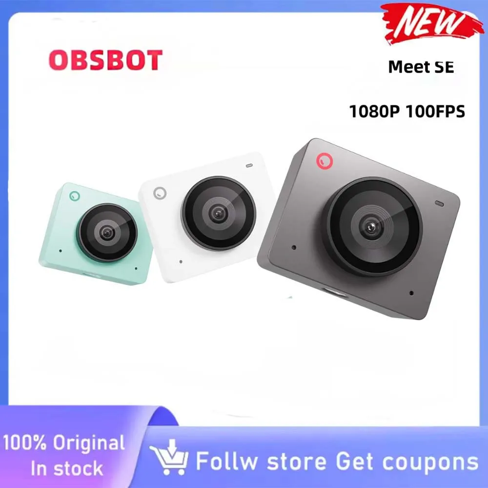 OBSBOT MEET SE 1080P 100FPS FHD Webカメラ Amazon.com: OBSBOT Meet SE 1080P 100FPS Webcam for PC, AI
