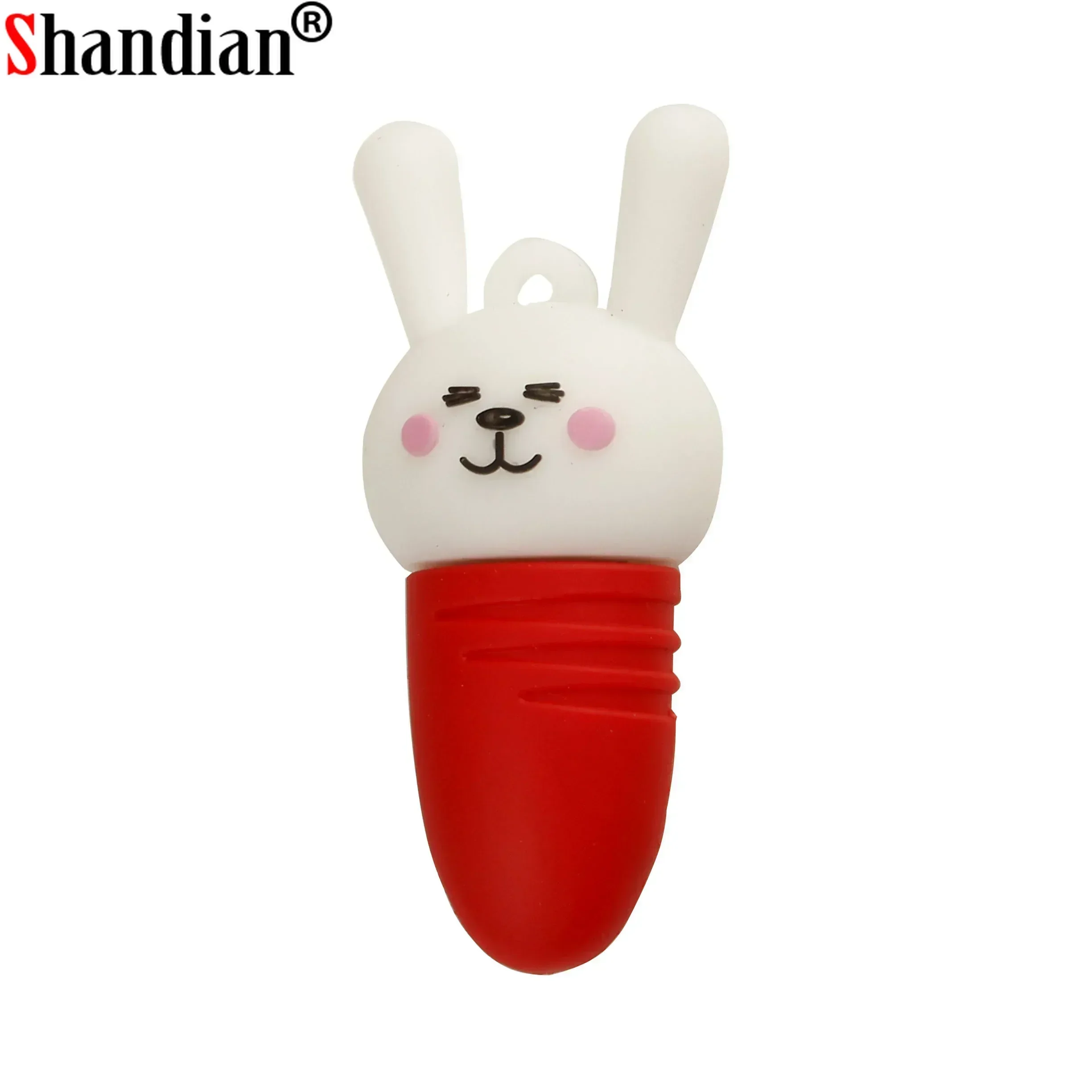 USB flash drive 64GB 32GB 16GB 8GB 4GB cute rabbit cartoon pen drive creative gifts for kids free key chain