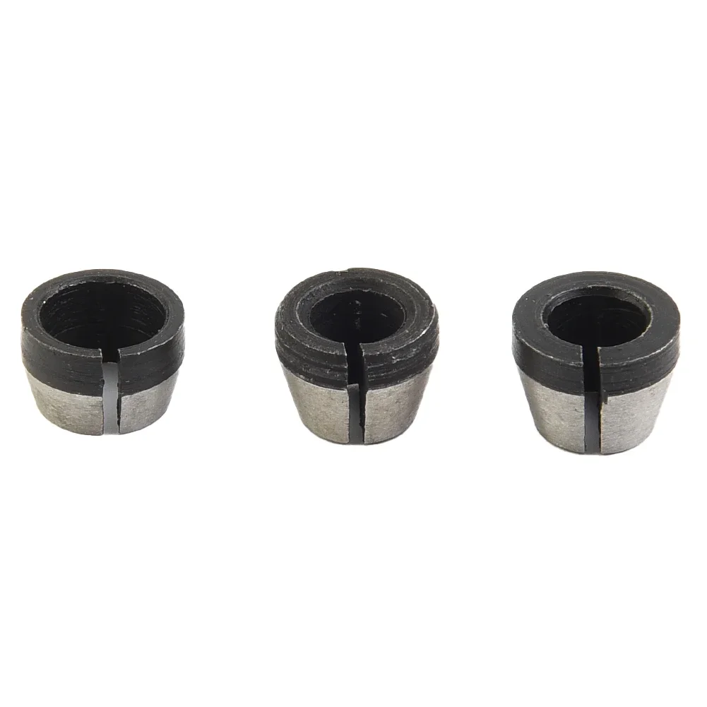 

3pcs Collet Chuck 6mm/6.35mm/8mm Split Bushing Converters For Engraving Machine Wood Router Trimming Power Tools Accessories