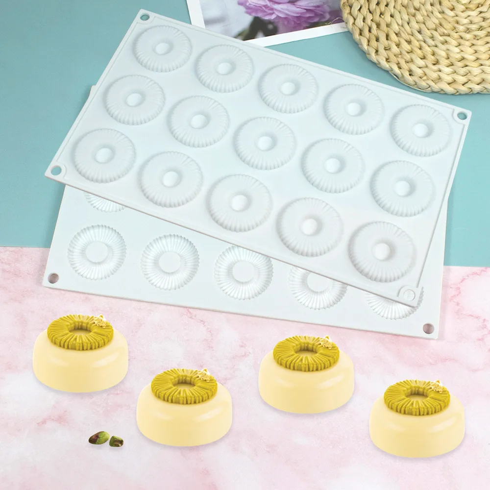 Ovale lange Streifen-Mousse-Kuchenform aus Silikon, Gebäckform für Süßigkeiten, Kuchenformen, Backblech, DIY, hausgemachte französische Süßigkeiten, Backform – Detail 18