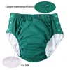 Cotton Adult Cloth Diapers Waterproof Old Man's Diaper Pants Reusable Diapers Trouser Pocket Washable Breathable Colth Diapers 6