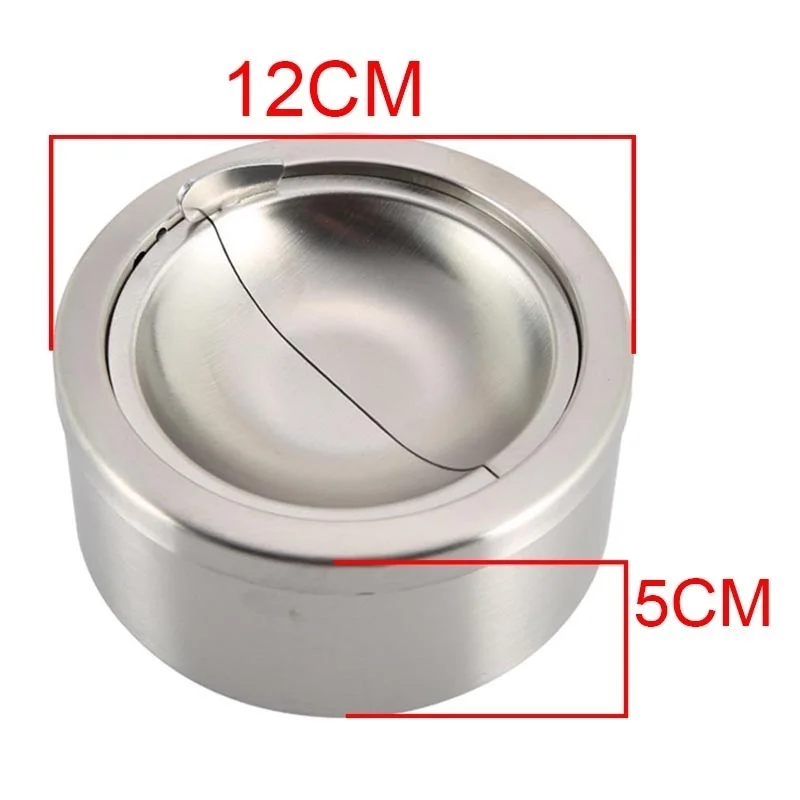Creative Ashtray Household Stainless Steel Funnel Ash Proof Ashtray Personalized Multi Function Office Indoor Outdoor Accessorie for cigarettes ashtray,stainless steel ashtray