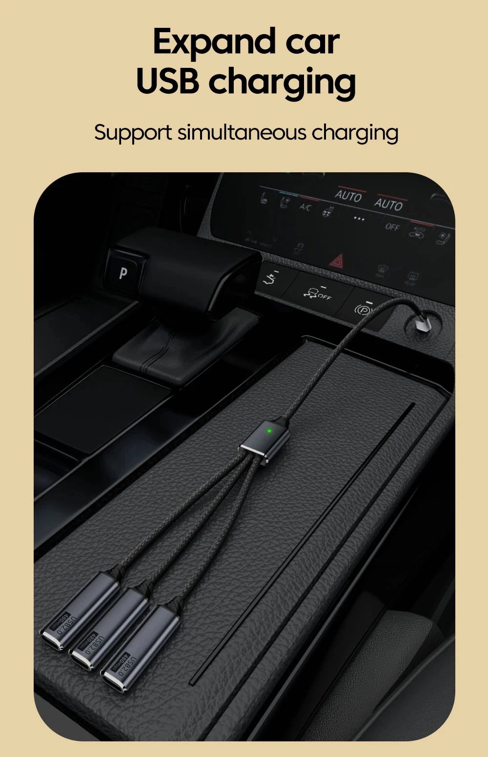 Usb Hub 3 In 1 With Usb A And Type C Multi Port Adapter For Data_voghion.com