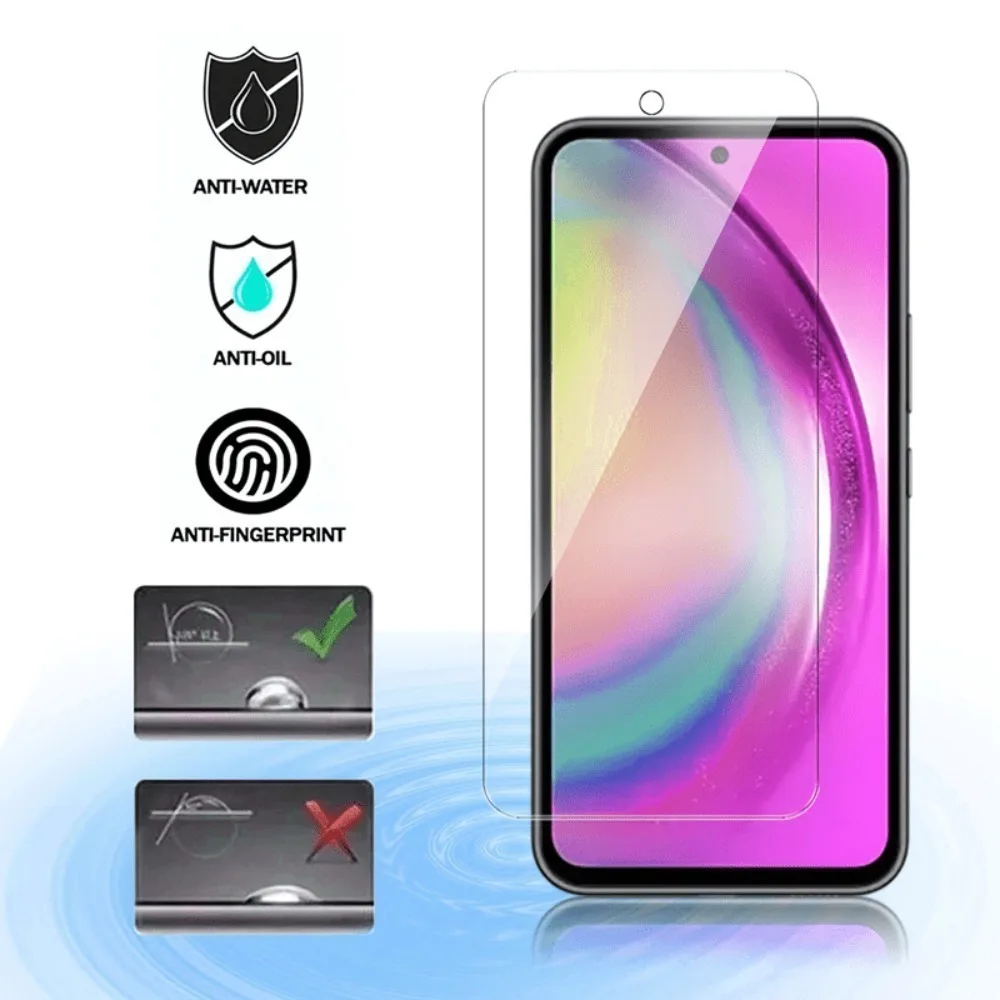 4Pcs Ultra Clear Tempered Glass for Samsung Galaxy A07 A15 A16 A17 A25 A26 A35 A36 A53 A55 A56 A73 Anti-Scratch Screen Protector
