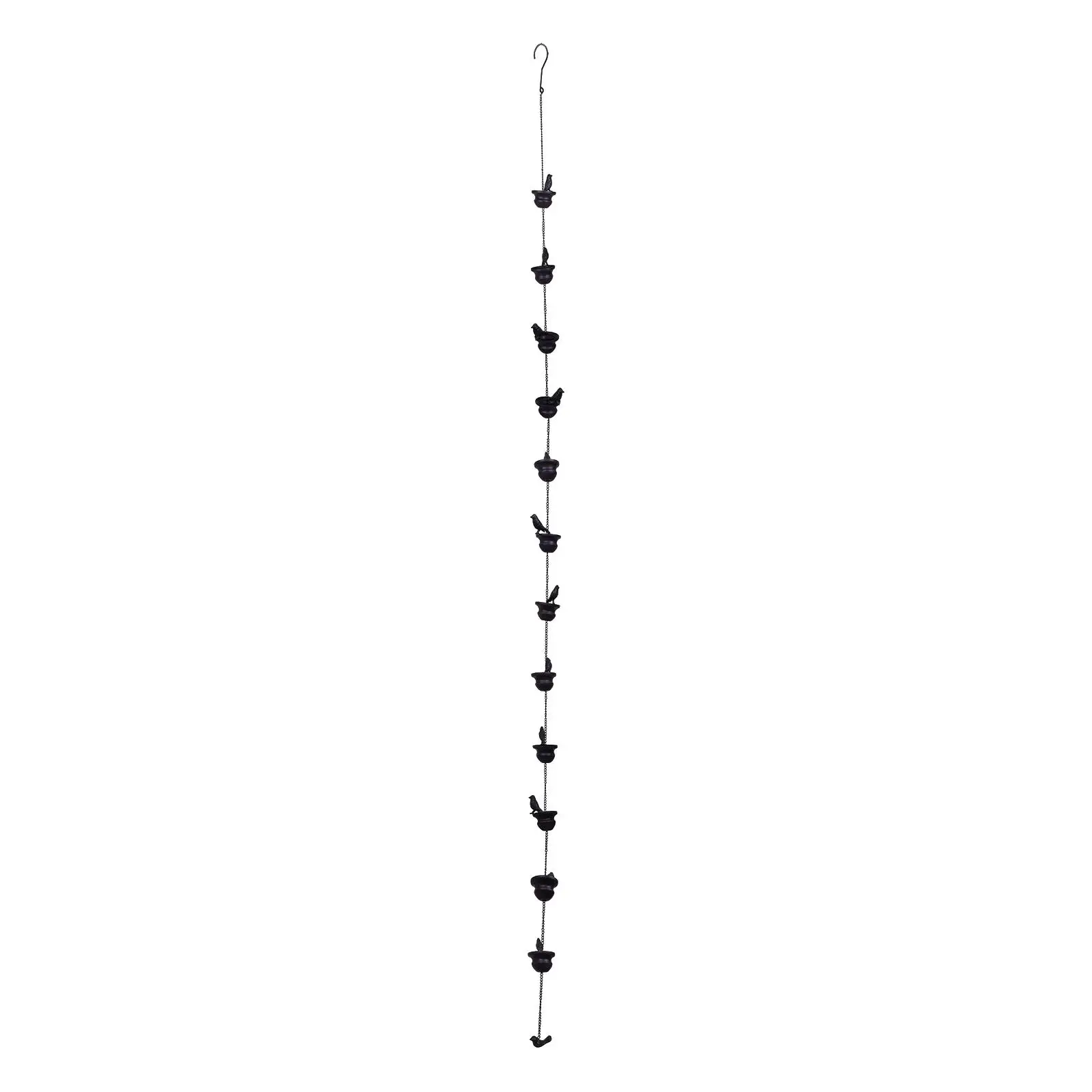 Stainless Steel Chains Rain Chain Adapter Rain Chain Rainwater Catcher Chain with Rain Collector Cups Creative Rainwater