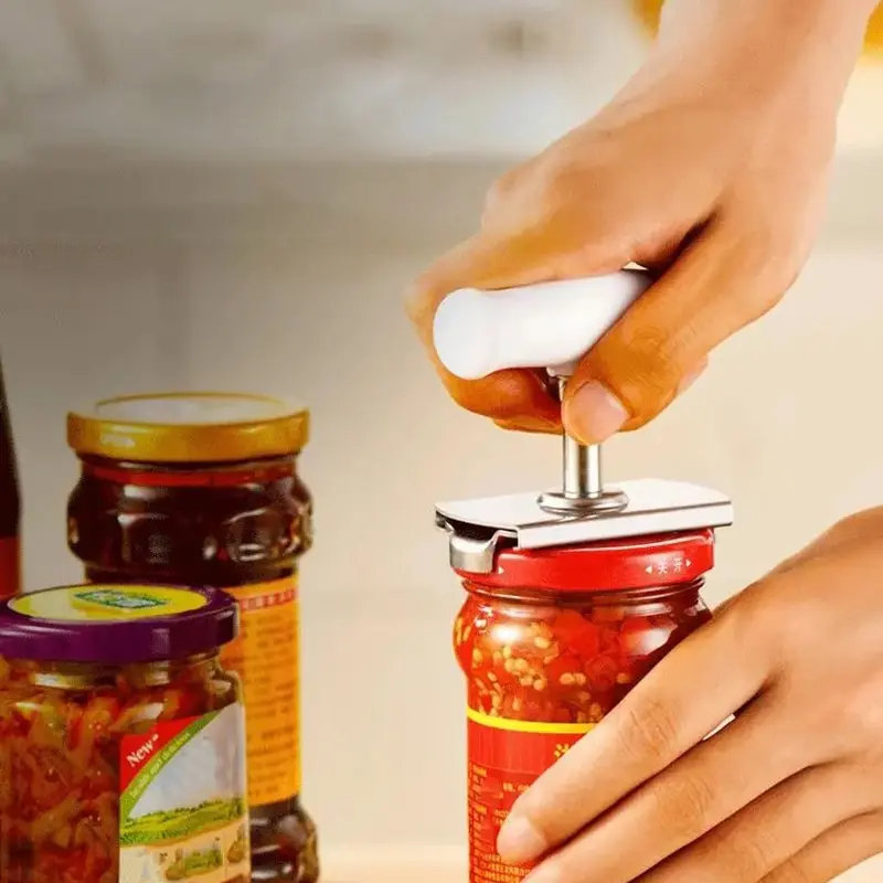 Bottle Opener Home Stainless Steel Quick Adjustable Can Opener Glasses Jar Lid Kitchen Gadgets