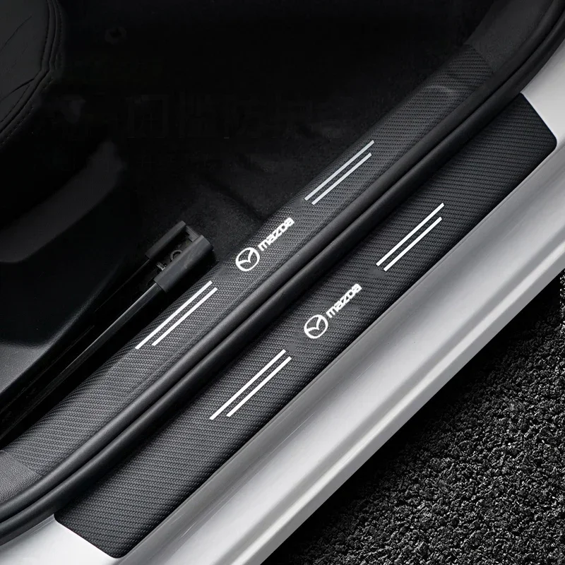 

Luminous Car Threshold Anti-Scratch Sticker Trunk Decals Badge for 3 RX8 RX7 MX3 Axela 6 Atenza MX5 CX9 CX5 CX7 323 626