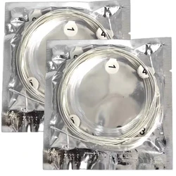 6 - Piece Super Light Classical Guitar String Set - Clear Nylon & Silver - Plated Copper (Classical 2 Set)