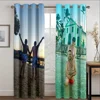 Exclusive Custom Curtains Any Size Picture Can Be Customized Digital Printing Thin Curtains 2