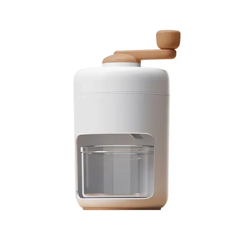 Manual Ice Crusher 1/2/4PCS Shaved Ice Machine Manual Snow Cone Machine Portable Hand Crank Ice Crusher Free Cube Tray Kitchen Tool