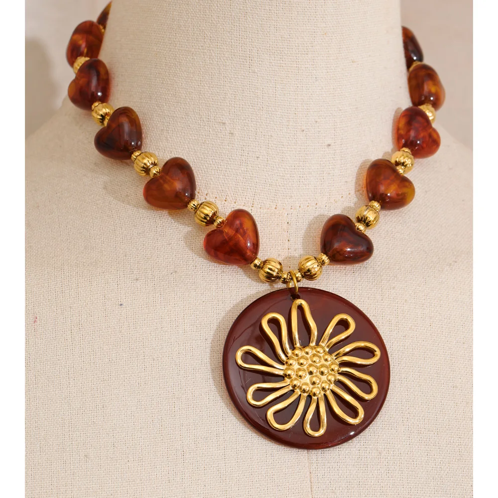 Yhpup Necklace Stainless Steel Chain Jewelry