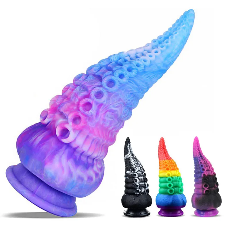 Monster Dildo Lesbian Anal Toys Suction Cup Octopus Tentacle Artificial Penis Animal Dildos Sex Toy for Women Adult sex toys
