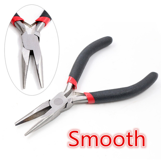 Piece Stainless Steel Needle Nose Pliers Jewelry Making Hand Tool Black 12.5cm